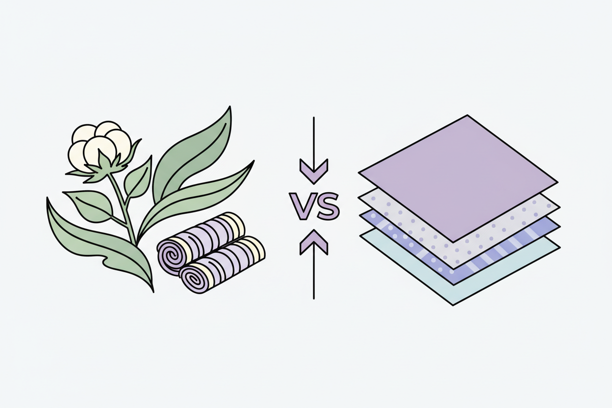 Natural vs. Synthetic Bedding Fabrics: What's the Difference?