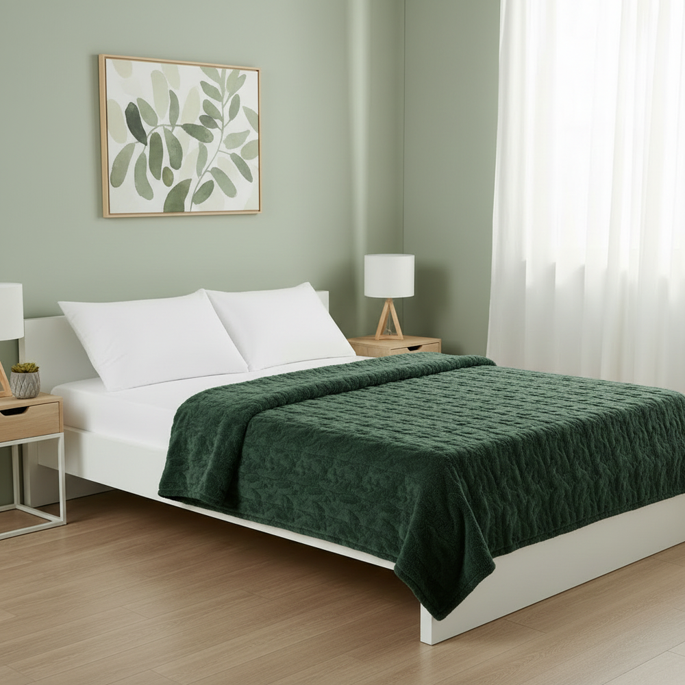 Green bedroom
