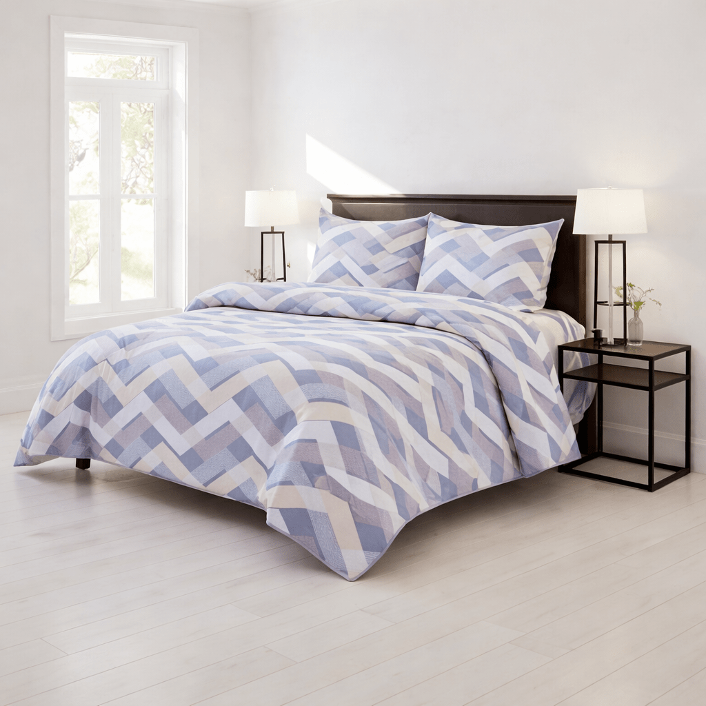 Twilight Chevron - 4 Piece Bedsheet Set