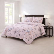 Pastel Spring Blossom - 4 Piece Bedsheet Set